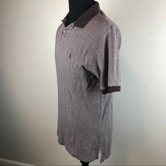 Polo by Ralph Lauren - Herringbone Polo Shirt L - Picture 4 of 7